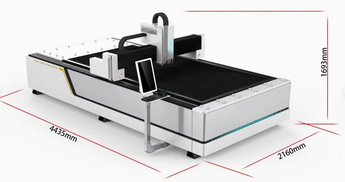 Máquina de corte por láser de fibra CNC de 2 kW-6 kW para chapa y tubo metálico